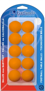 10 Stk Ball für Fußballtisch neon orange d 33mm 17g
