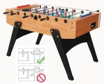 Fussballtisch Garlando G2000, Glasspielfeld, Safety-Stangen