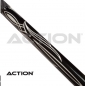Preview: Pool Queue 2-tlg. Action Black & White 01 / Klebleder 13 mm / L:148 cm