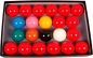 Preview: Snooker Ball Set Economy 52,4mm 22 Balls
