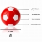 Preview: Ball for foosball table red/white d 35 mm 24 g
