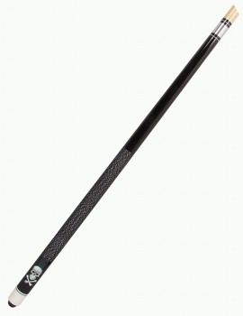 Pool Queue 2-tlg. Casino Black Death Schraubleder 12mm L: ca.147 cm