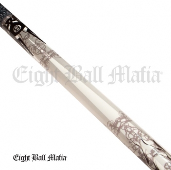 Pool Queue 2-tlg. Action Eight Ball Mafia / Klebleder 12.5 mm / L:133 cm