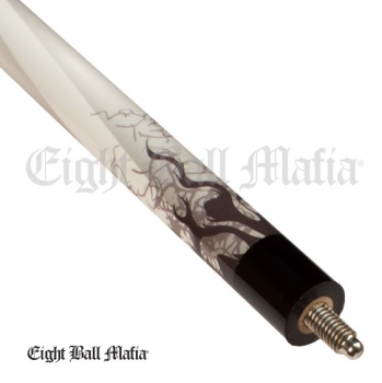 Pool Queue 2-tlg. Action Eight Ball Mafia / Klebleder 12.5 mm / L:133 cm