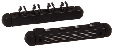 Cue Wall Rack for 4 Cues Holz black