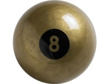 Poolball Nr. 8 " The Golden 8" Aramith