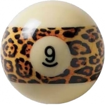 Poolball Nr. 9 " Leopard" Aramith 57,2 mm