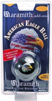 Poolball Nr. 8 " Eagle" Aramith 57,2 mm