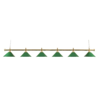 Billiard lamp brass 6 teilig