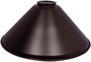 Lampenschirm schwarz für Billard Lampe