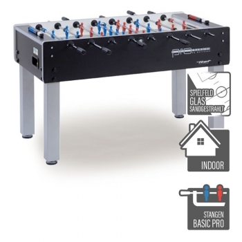 Fussballtisch Garlando Pro Champion ITSF Glasspielfeld
