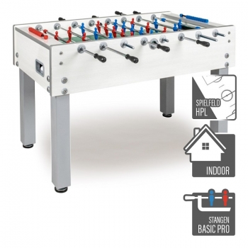Football Table Garlando White Cloud Air, HPL-Playfield