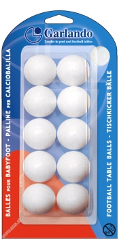 10 Stk Ball für Fußballtisch weiß d 33mm 17g