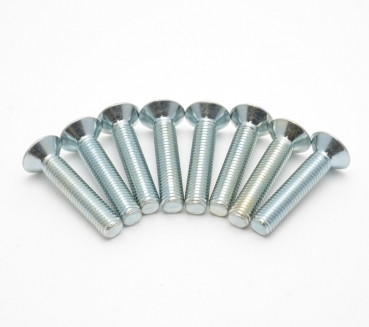 Allen-Screw M10x50 for Garlando metall leg silver, 8 pcs.