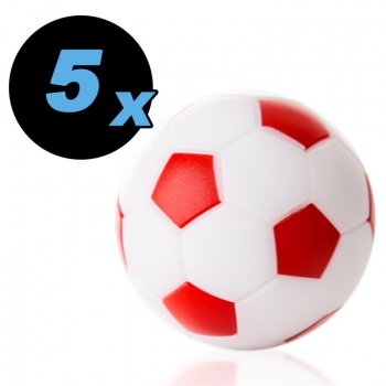 Ball for foosball table red/white d 35 mm 24 g
