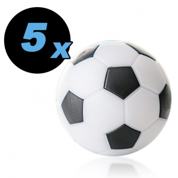 Ball for foosball table black/white d 35 mm 24 g