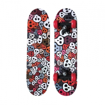Skateboard Tribe Skulls, multicolored