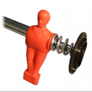 Telescopic (safety) player rod with rounded feet Garlando