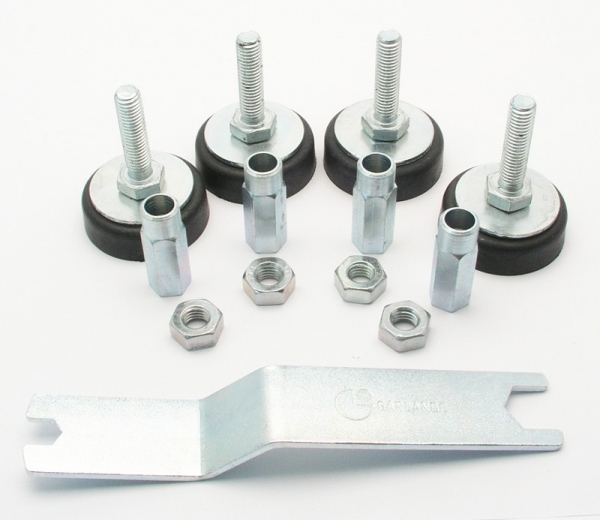 Leg Lever Screw set for Garlando for Football Table with wooden pedestal