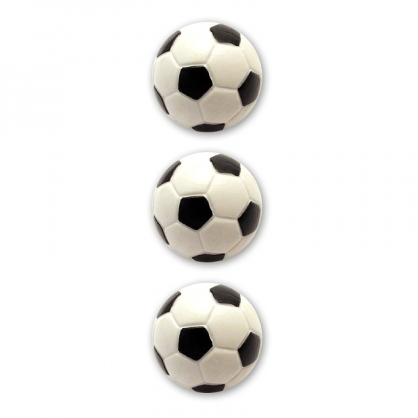 3 pcs Super Cosmos ball black/whitefor soccertable d 33 mm19g