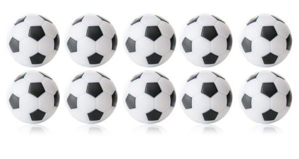 Ball for foosball table white/black d 35 mm 24 g