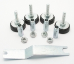 Leg Lever Screw set for Garlando for Football Table with wooden pedestal