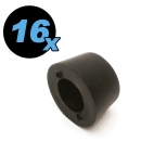 Rubber bumper for player rod tournament version, 16 pcs.