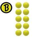 10 Stk. Bärenherz Magic Ball für Fußballtisch gelb D: 33,8 mm ca. 19 g